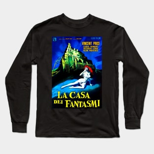 House on Haunted Hill (Italian Poster) Long Sleeve T-Shirt